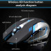 Gaming Mouse Rechargeable  Wireless Silent LED Backlit USB Optical Ergonomic A