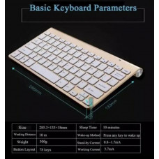 Mini Wireless Keyboard 2.4G For Mac Apple PC Computer