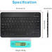 Rechargeable Wireless Bluetooth Keyboard For iOS iPad Android Tablet PC Windows