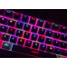 104 Pcs Mechanical Keyboard Keycaps Set OEM Backlit Two-Color ABS Purple Key Cap